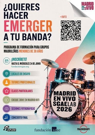 Madrid En Vivo SGAE Lab 2026